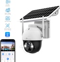 NV-Caméra de Surveillance de sécurité 360º 4G(SIM)+Panneau Solaire
