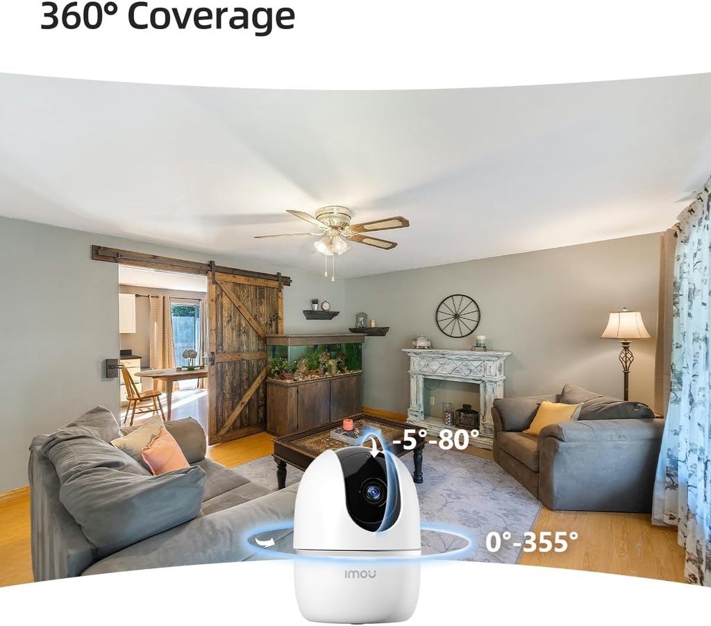 Caméra de surveillance Wifi intérieure 4 Mégapixels