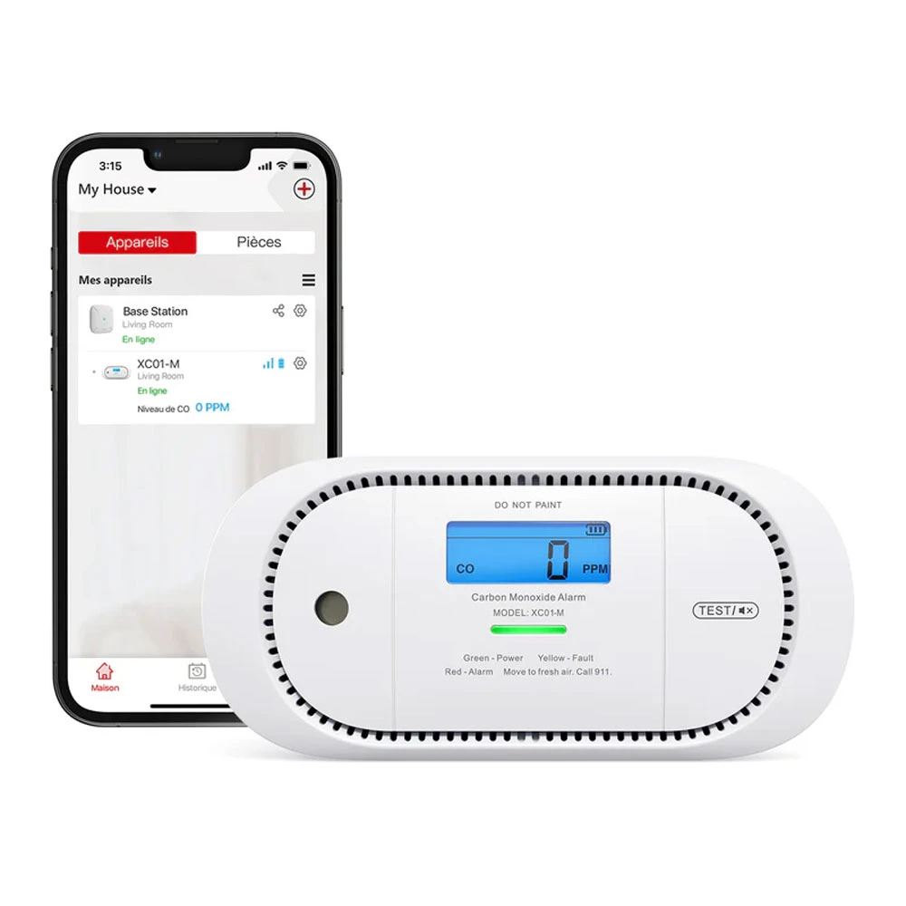 XS- Détecteur de monoxyde de carbone intelligent et autonome Link+ Pro