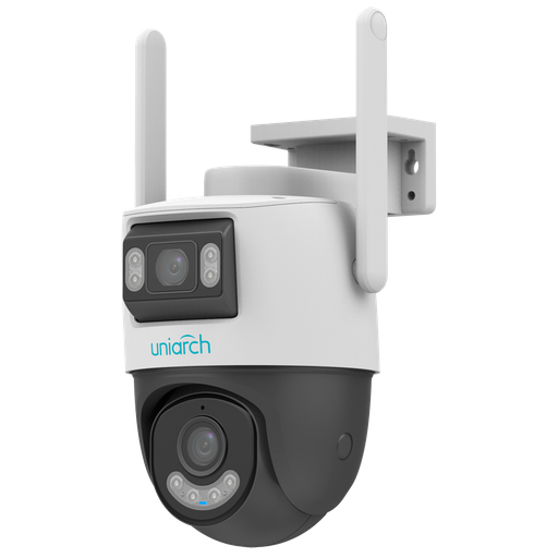 [UN-P2S-M33F34] UN-Caméra IP Wi-Fi double objectif 6 Mégapixels