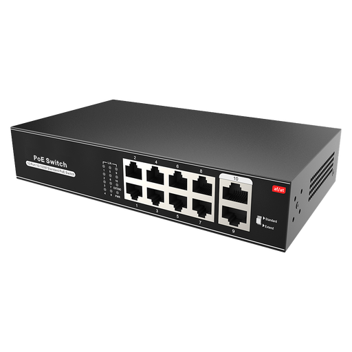 [SW1008POE-100-E] Switch 8 Ports PoE + 2 Ports UPLINK